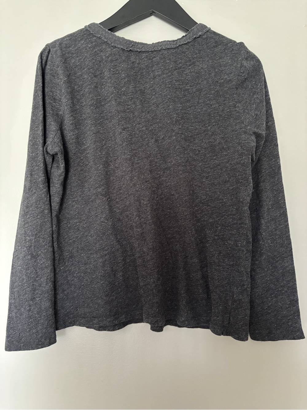 LOFT Henley Top Gray Large - Picture 3 of 3
